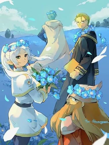 WDZFF Puzzle 1000 Stück - Kunstbild - Classic Japanese Anime Frieren: Beyond Journey'S End Posters - Puzzle Spielzeug Für Erwachsene -Familienspaß-Herausforderungs Spielzeug - Jx79Zp von WDZFF