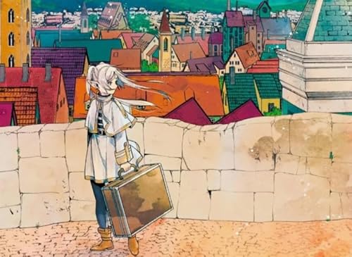 WDZFF Puzzle 1000 Stück - Kunstbild - Classic Japanese Anime Frieren: Beyond Journey'S End Posters - Puzzle Spielzeug Für Erwachsene -Familienspaß-Herausforderungs Spielzeug - Jx80Zp von WDZFF