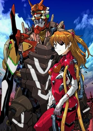 WDZFF Puzzle 1000 Stück - Kunstbild - Classic Japanese Animes Evangelion Posters - Lernspielzeug Für Erwachsene - Gedächtnis Spiele Für Erwachsene - Gifts - Jx117Zp von WDZFF