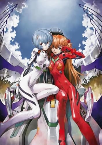 WDZFF Puzzle 1000 Stück - Kunstbild - Classic Japanese Animes Evangelion Posters - Lernspielzeug Für Erwachsene - Gedächtnis Spiele Für Erwachsene - Gifts - Jx119Zp von WDZFF