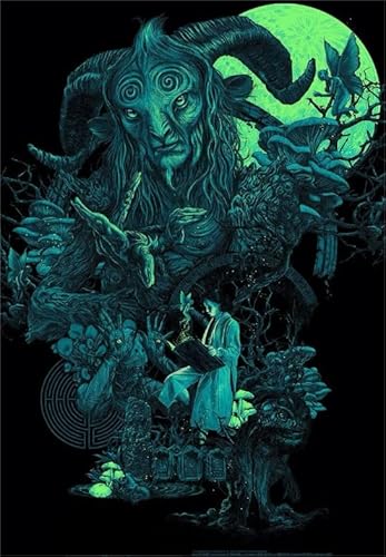 WDZFF Puzzle 1000 Stück - Kunstbild Classics Film Pan's Labyrinths Posters - Puzzle-Herausforderungs Spielzeug Für Die Ganze Familie - Elderly Memory Game - Wall Art Gifts - Jx429Zp von WDZFF
