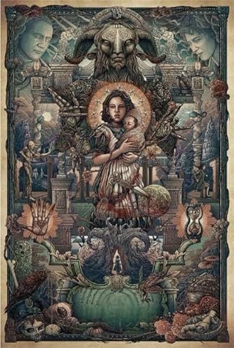 WDZFF Puzzle 1000 Stück - Kunstbild Classics Film Pan's Labyrinths Posters - Puzzle-Herausforderungs Spielzeug Für Die Ganze Familie - Elderly Memory Game - Wall Art Gifts - Jx431Zp WDZFF Puzzle 1000 Stück - Kunstbild Classics Film Pan's Labyrinths Posters - Puzzle-Herausforderungs Spielzeug Für Die Ganze Familie - Elderly Memory Game - Wall Art Gifts - Jx431Zp von WDZFF