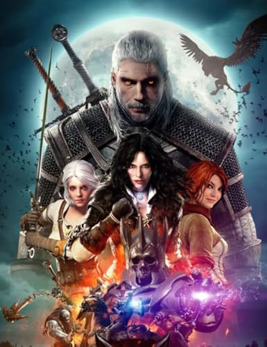 WDZFF Puzzle 1000 Stück - Kunstbild - Classics Witchers Game Pädagogisches Spielzeug Zum Stressabbau Für Die Ganze Families - Wand Kunst Dekoration Gifts - Jx413Zp von WDZFF