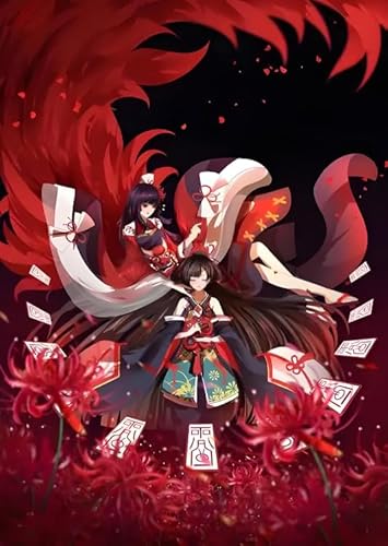WDZFF Puzzle 1000 Stück - Kunstbild - Game Onmyojis Higanbana Posters - Gedächtnis Spiele Für Erwachsene - Lernspielzeug Für Erwachsene Puzzle Gifts - Jx344Zp von WDZFF