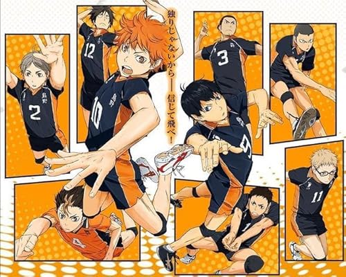 WDZFF Puzzle 1000 Stück - Kunstbild - Japanese Animes Classic Haikyuu!! Posters - Schwieriges Heraus Forderungs Spielzeug Für Die Ganze Familie - Spielzeug Für Erwachsene Gifts - Jx207Zp WDZFF Puzzle 1000 Stück - Kunstbild - Japanese Animes Classic Haikyuu!! Posters - Schwieriges Heraus Forderungs Spielzeug Für Die Ganze Familie - Spielzeug Für Erwachsene Gifts - Jx207Zp von WDZFF