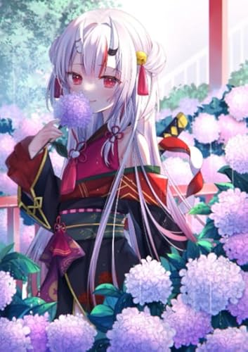 WDZFF Puzzle 1000 Stück - Kunstbild - Japanese Animes Classic Nakiri Ayames Posters - Gedächtnis Spiele Für Erwachsene - Lernspielzeug Für Kinder - Wall Decor - Gifts - Jx300Zp von WDZFF