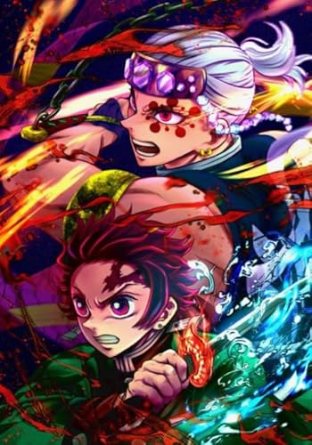 WDZFF Puzzle 1000 Stück - Kunstbild - Japanese Animes Demons Tanjirou Posters - Wand Kunst Dekoration - Herausforderungs Spiel Für Erwachsene - Lernspielzeug Für Kinder Gifts - Jx521Zp WDZFF Puzzle 1000 Stück - Kunstbild - Japanese Animes Demons Tanjirou Posters - Wand Kunst Dekoration - Herausforderungs Spiel Für Erwachsene - Lernspielzeug Für Kinder Gifts - Jx521Zp von WDZFF