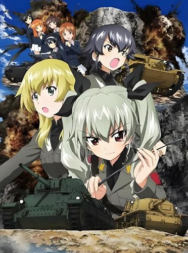 WDZFF Puzzle 1000 Stück - Kunstbild - Japanese Animes Girlss Und Panzers Posters - Lernspielzeug Für Kinder - Adult's Lernspielzeug Für Die Ganze Familie - Wall Art Gifts - Jx362Zp von WDZFF