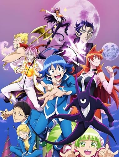 WDZFF Puzzle 1000 Stück - Kunstbild - Japanese Animes The Devilss is A Part-Timers - Art - Schwieriges Heraus Forderungs Spielzeug Für Die Ganze Familie - Lernspielzeug Für Kinder Gifts - Jx353Zp von WDZFF