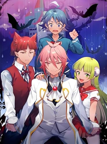 WDZFF Puzzle 1000 Stück - Kunstbild - Japanese Animes The Devilss is A Part-Timers - Art - Schwieriges Heraus Forderungs Spielzeug Für Die Ganze Familie - Lernspielzeug Für Kinder Gifts - Jx355Zp von WDZFF