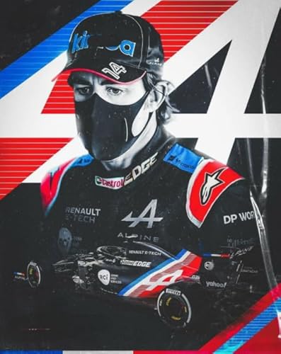 WDZFF Puzzle 1000 Stück - Kunstbild - Puzzle - Classic Racings F1 Posters -Familienspaß-Herausforderungs Spielzeug - Personalisiertes Heraus Forderungs Spielzeug Für Erwachsene Gifts - Jx451Zp von WDZFF