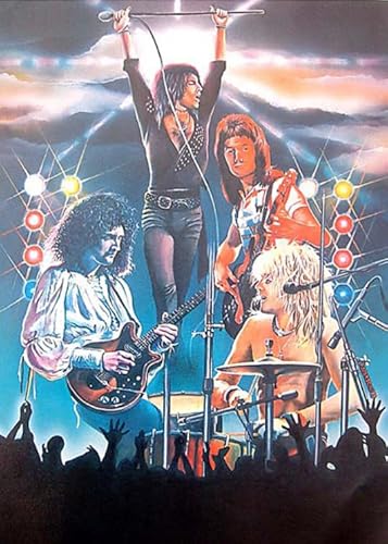 WDZFF Puzzle 1000 Stück - Kunstbild - Queen.Band Posters - Gedächtnisspiele Für Senioren - Lernspielzeug Für Die Ganze Familie - Wall Decor - Jx155Zp von WDZFF