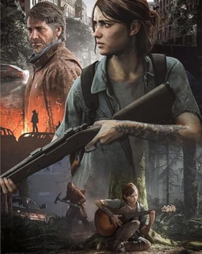 WDZFF Puzzle 1000 Stück - Lrregular Art - The Last and Poster of Us Horror - Herausforderungs Spiel Für Erwachsene - Wand Kunst Dekoration - Lernspielzeug Für Die Ganze Familie Gifts - Jx183Zp von WDZFF