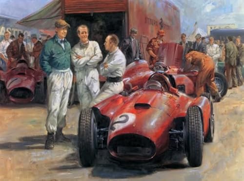 WDZFF Puzzle 1000 Stück - Retro Classic F1 Racingsposters - Pädagogisches Spielzeug Zum Stressabbau Für Die Ganze Families - Wand Kunst Dekoration - Lernspielzeug Für Kinder - Gifts - Jx164Zp von WDZFF