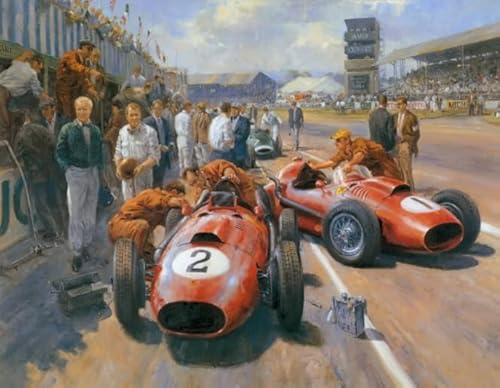 WDZFF Puzzle 1000 Stück - Retro Classic F1 Racingsposters - Pädagogisches Spielzeug Zum Stressabbau Für Die Ganze Families - Wand Kunst Dekoration - Lernspielzeug Für Kinder - Gifts - Jx165Zp von WDZFF
