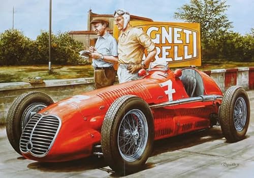 WDZFF Puzzle 1000 Stück - Retro Classic F1 Racingsposters - Pädagogisches Spielzeug Zum Stressabbau Für Die Ganze Families - Wand Kunst Dekoration - Lernspielzeug Für Kinder - Gifts - Jx166Zp von WDZFF