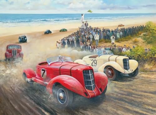 WDZFF Puzzle 1000 Stück - Retro Classic F1 Racingsposters - Pädagogisches Spielzeug Zum Stressabbau Für Die Ganze Families - Wand Kunst Dekoration - Lernspielzeug Für Kinder - Gifts - Jx168Zp von WDZFF