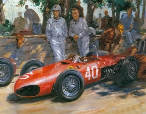 WDZFF Puzzle 1000 Stück - Retro Classic F1 Racingsposters - Pädagogisches Spielzeug Zum Stressabbau Für Die Ganze Families - Wand Kunst Dekoration - Lernspielzeug Für Kinder - Gifts - Jx169Zp von WDZFF