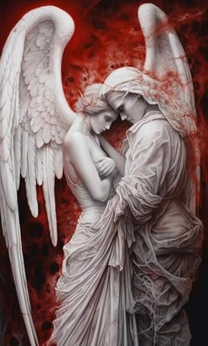 WDZFF Puzzle 1000 Teile, Angelss of Dickenss Plakat, Erwachsene Stressabbau Spiel Kunst Bild,Familien Spiele Zum Stressabbau Xa297Wp von WDZFF