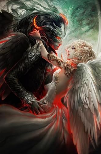 WDZFF Puzzle 1000 Teile, Angelss of Dickenss Plakat, Erwachsene Stressabbau Spiel Kunst Bild,Familien Spiele Zum Stressabbau Xa298Wp von WDZFF
