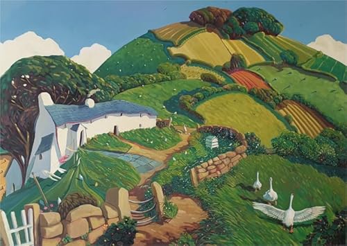 WDZFF Puzzle 1000 Teile ，Farm Landscape Plakat Bild ，Erwachsene Spaß Herausforderung Spielzeug, Lernspielzeug Für Kinder ，Wand Kunst Dekoration Xa260Wp von WDZFF