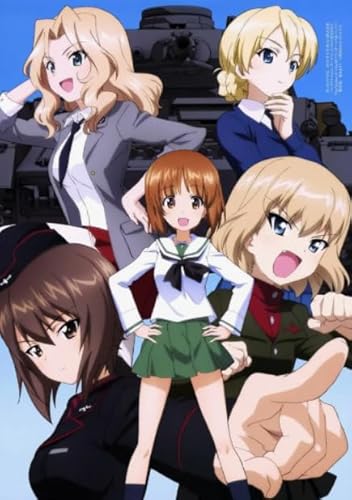 WDZFF Puzzle 1000 Teile - Buntes Puzzle - Japanese Animes Girlss Und Panzers Plakats - Kinder Spielzeug Lernspiele Kq142Zp von WDZFF