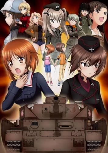 WDZFF Puzzle 1000 Teile - Buntes Puzzle - Japanese Animes Girlss Und Panzers Plakats - Kinder Spielzeug Lernspiele Kq143Zp von WDZFF