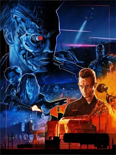 WDZFF Puzzle 1000 Teile - Film Terminators Plakat Bild - Erwachsene Stressabbau Spiel Kunst Bild - Erwachsene Personalisierte Herausforderung Spielzeug Xa03Wp von WDZFF