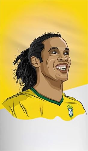 WDZFF Puzzle 1000 Teile - Football Player 10 Plakat Bild - Schwieriges Unregelmäßiges Puzzle - Familien Spiele Zum Stressabbau Xa18Wp von WDZFF