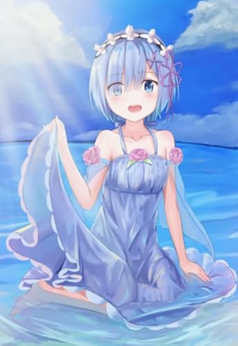 WDZFF Puzzle 1000 Teile - Für Lernspiele Für Kinder - Japanese Animes Otherworldly Life from Scratch Natsuki Art Plakat - Buntes Irregular Puzzle Kq237Zp von WDZFF