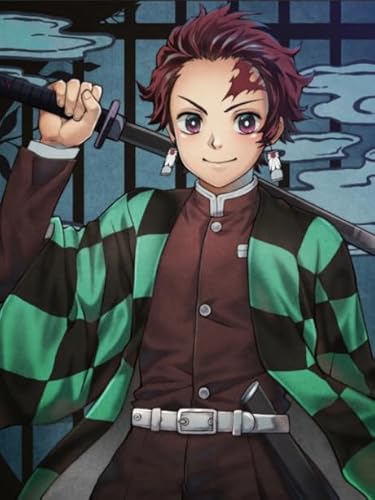 WDZFF Puzzle 1000 Teile - Für Lernspielzeug Für Kinder - Familien Spiele Zur Stressreduzierung - Japanese Animes Demons Tanjirou Plakat Kq259Zp von WDZFF