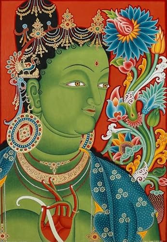 WDZFF Puzzles 1000 Stück - Buddhas Statues Kunst Plakate - Buntes Puzzle - Wand Kunst Dekoration - Elderly Gedächtnis Kognitions Spiele - Familie Spaß Herausforderung Spielzeug Xa501Wp von WDZFF