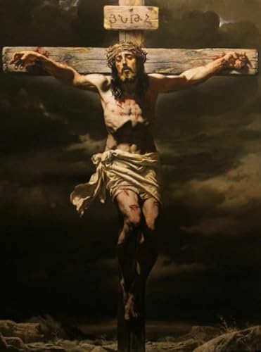 WDZFF Puzzles 1000 Teile, Jesus Kunst Plakat ，Buntes Puzzle ，Elderly Gedächtnis Kognitions Spiele, Familien Spiele Zum Stressabbau Xa712Wp von WDZFF