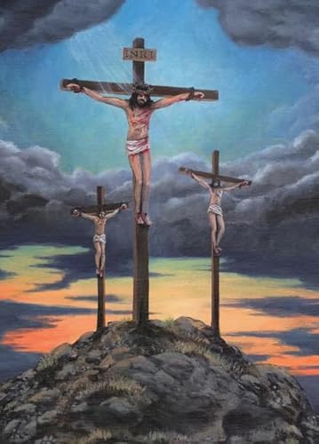 WDZFF Puzzles 1000 Teile, Jesus Kunst Plakat ，Buntes Puzzle ，Elderly Gedächtnis Kognitions Spiele, Familien Spiele Zum Stressabbau Xa713Wp von WDZFF
