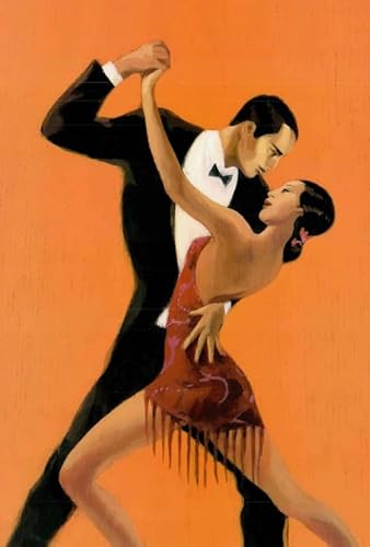 WDZFF Puzzles 1000 Teile - Dances Retro Tangos Kunst Plakate - Buntes Puzzle - Elderly Gedächtnis Kognitions Spiele - Familien Spiele Zum Stressabbau Xa537Wp von WDZFF