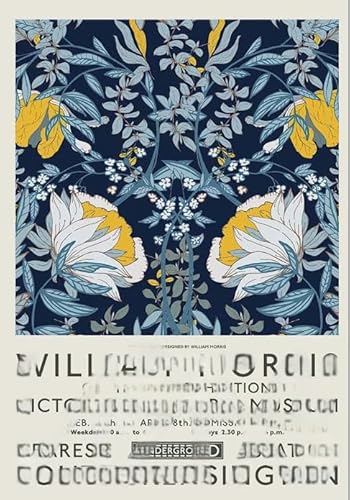 WDZFF Puzzles 1000 Teile - Heim-Dekoration - Williamss Morriss Art Flowers Plakat - Personalisiertes Puzzle-Spielzeug Für Kinder Und Erwachsene - Familie Spaß Herausfürderung Spielzeug Kq124Zp von WDZFF