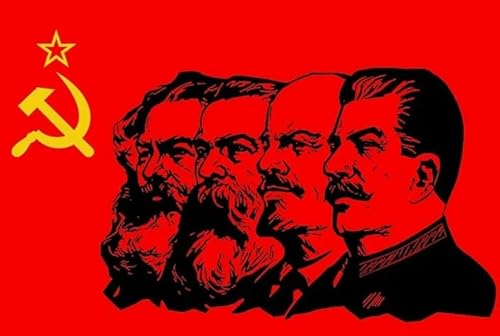 WDZFF Puzzles 1000 Teile - Stalin Buntes Puzzle Art Plakat - Wand Kunst Dekoration - Erwachsene Familie Stress Relief Puzzle Spielzeug - Familie Spaß Herausfürderung Spielzeug Kq177Zp von WDZFF