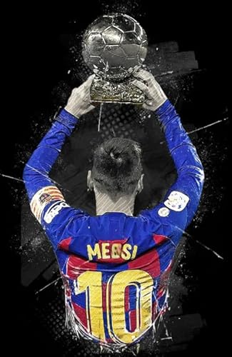 WDZFF Soccer Player 10 Art Plakat ，1000 Teile Puzzles ，Für Erwachsene Familie Stress Relief Puzzle Spielzeug ，Ältere Menschen Gedächtnis Kognitions Spiele ，Heim-Dekoration Kq36Zp von WDZFF