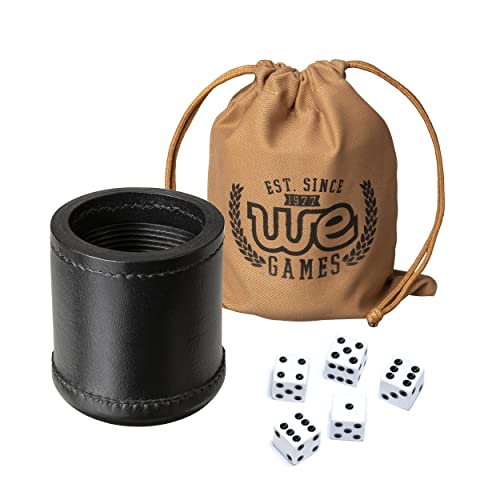 WE Games Wir Spiele Mahagoni Leder Profi Dice Cup mit Gerippter Gummi Futter WE Games Wir Spiele Mahagoni Leder Profi Dice Cup mit Gerippter Gummi Futter von WE Games