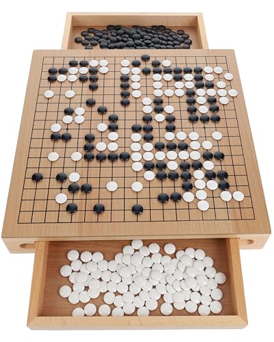 WE Games Wood GO Set with Pull Out Drawers -12 inch by WE Games WE Games Wood GO Set with Pull Out Drawers -12 inch by WE Games von WE Games