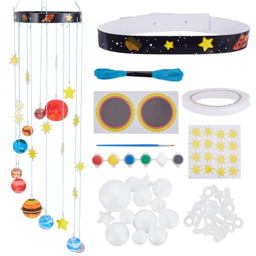 WEBEEDY 3D Solar System Modell Schaumball Kit Komplett DIY Hängendes Solar Projekt Kit Mit Schaumball Pigment Pinsel Machen Sie Ihr Eigenes Sonnensystem Für Das Weltraumparty Geburtstagsgeschenk WEBEEDY 3D Solar System Modell Schaumball Kit Komplett DIY Hängendes Solar Projekt Kit Mit Schaumball Pigment Pinsel Machen Sie Ihr Eigenes Sonnensystem Für Das Weltraumparty Geburtstagsgeschenk von WEBEEDY