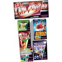 "Hip Hop" Feuerwerkssortiment, 5-fach sortiert "Hip Hop" Feuerwerkssortiment, 5-fach sortiert von WECO Feuerwerk