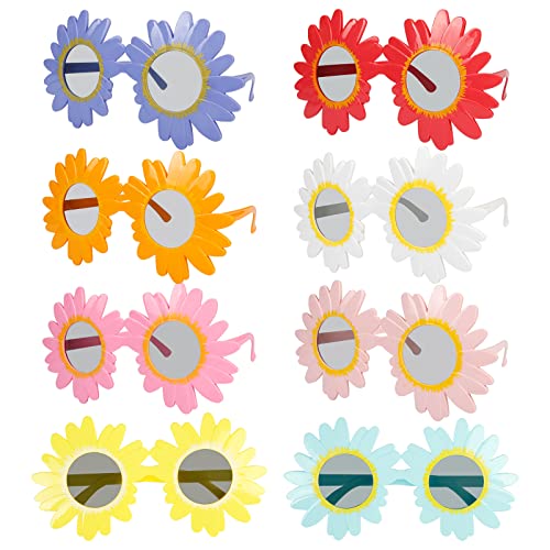 WEDNOK 8 Paare Sonnenblumen Sonnenbrille Hawaii Brille Gänseblümchen Gläser 8 Farben Blumen Partybrille Retro Pool Party Kostümbrille für Herren Damen Sommer Karneval Geburtstag WEDNOK 8 Paare Sonnenblumen Sonnenbrille Hawaii Brille Gänseblümchen Gläser 8 Farben Blumen Partybrille Retro Pool Party Kostümbrille für Herren Damen Sommer Karneval Geburtstag von WEDNOK