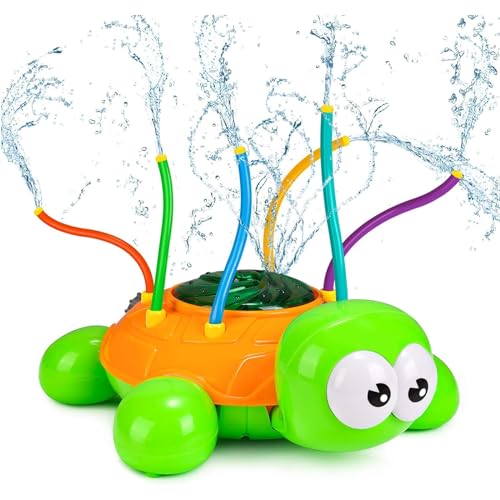WEDNOK Schildkröten Wassersprinkler für Kinder Garten Wasserspielzeug Outdoor Rasen Wasser Spielzeug Sommer Rasensprenger Wasserspiele Draußen Gartenspielzeug für ab 3 Jahre Jungen und Mädchen WEDNOK Schildkröten Wassersprinkler für Kinder Garten Wasserspielzeug Outdoor Rasen Wasser Spielzeug Sommer Rasensprenger Wasserspiele Draußen Gartenspielzeug für ab 3 Jahre Jungen und Mädchen von WEDNOK