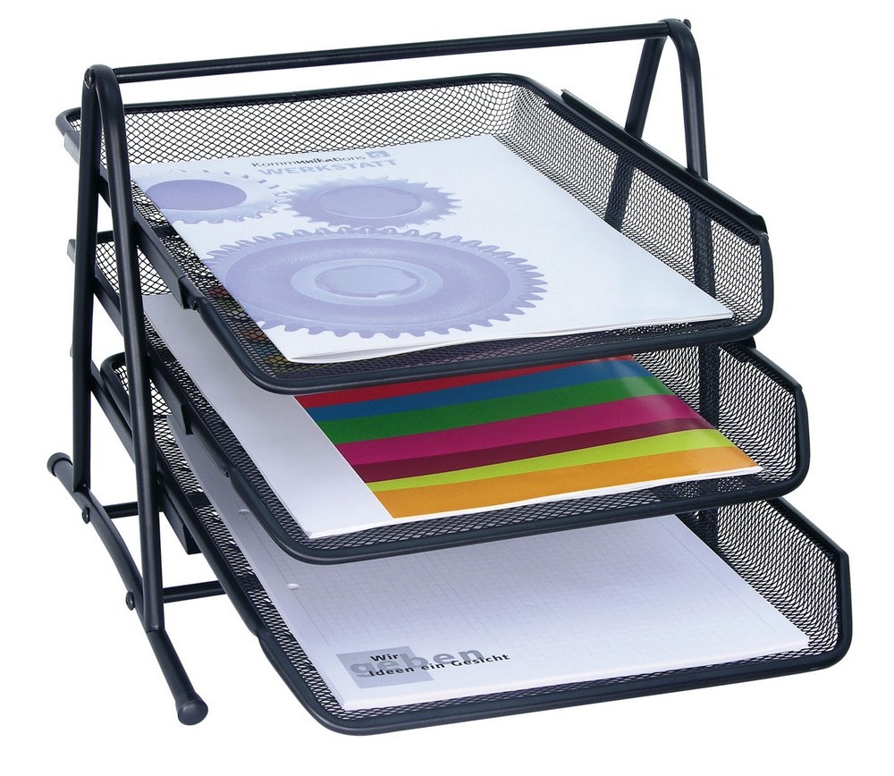 WEDO Briefablage Office mit 3 Schüben passend bis C4-Format schwarz WEDO Briefablage Office mit 3 Schüben passend bis C4-Format schwarz von WEDO