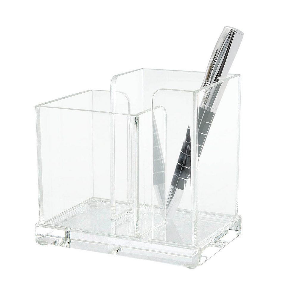 WEDO Stifteköcher Acryl Cristalic mit 2 Fächern WEDO Stifteköcher Acryl Cristalic mit 2 Fächern von WEDO