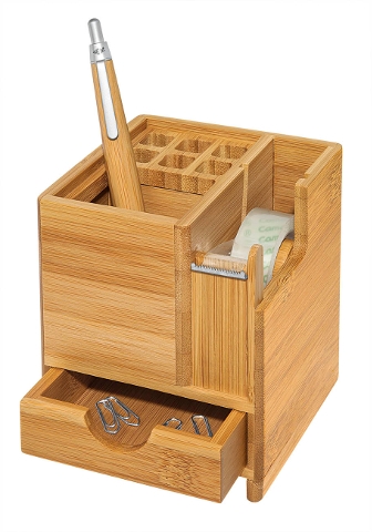 WEDO Tisch-Organizer Bambus mit Klebefilm-Abroller WEDO Tisch-Organizer Bambus mit Klebefilm-Abroller von WEDO
