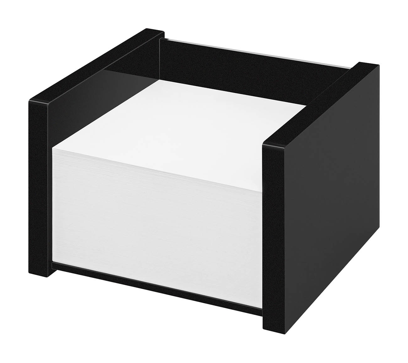WEDO Zettelbox mit Notizpapier 500 Blatt Black Office WEDO Zettelbox mit Notizpapier 500 Blatt Black Office von WEDO