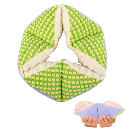 Taktiles Demenz-Spielzeug mit 3-seitigem Drehdesign & Farbwechsel - Beruhigendes Fidget Toy zur Sinnesstimulation, Handmotorik-Training mit weichen Kontrastfarben & Texturen für Alzheimer-Patienten von WEESTAAMO
