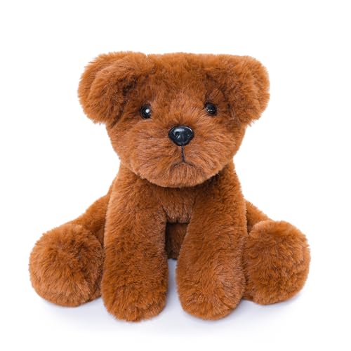 WEIGEDU Schokoladen Labs Labrador Stofftiere, Stoffwelpen, Retriever Hund Plüsch-Spielzeug für Kinder Jungen Mädchen Geburtstag Gutenacht-Geschenke, 20 cm, Braun Schokolade WEIGEDU Schokoladen Labs Labrador Stofftiere, Stoffwelpen, Retriever Hund Plüsch-Spielzeug für Kinder Jungen Mädchen Geburtstag Gutenacht-Geschenke, 20 cm, Braun Schokolade von WEIGEDU